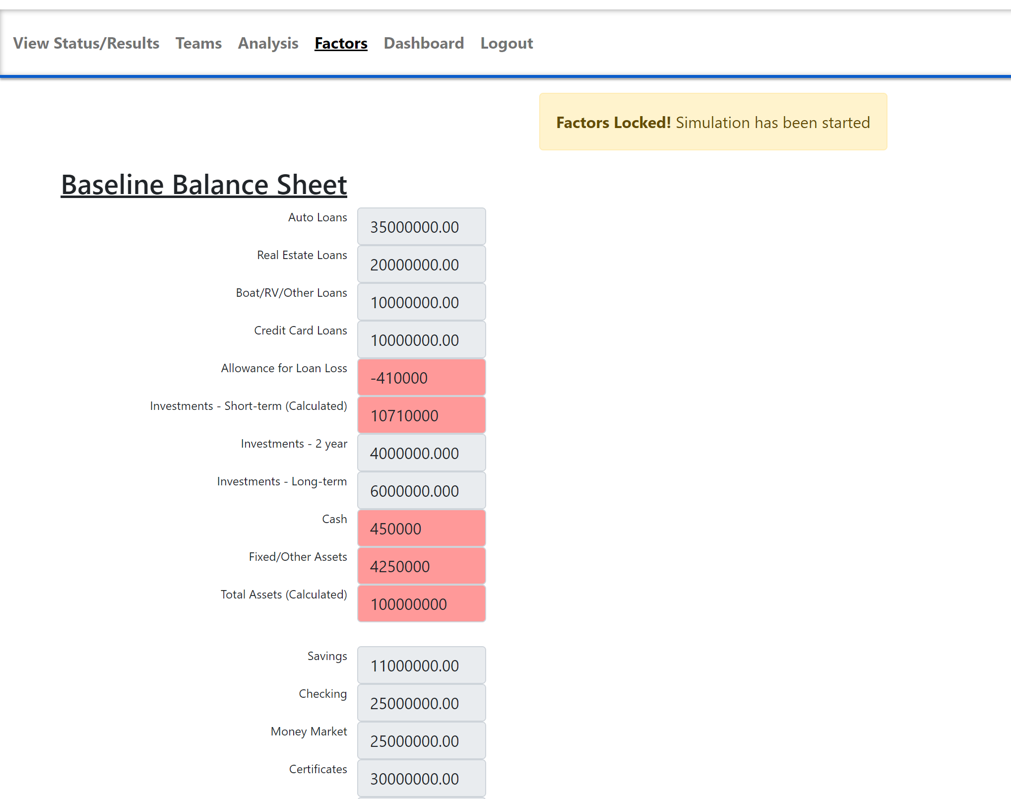 Factors Page